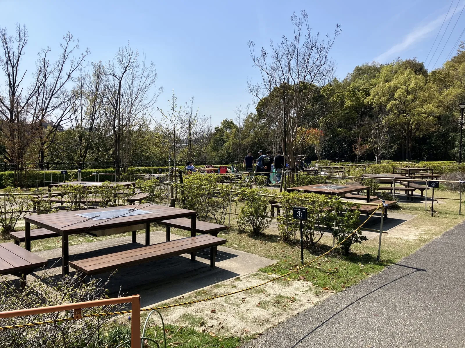 大府みどり公園のバーベキュー場